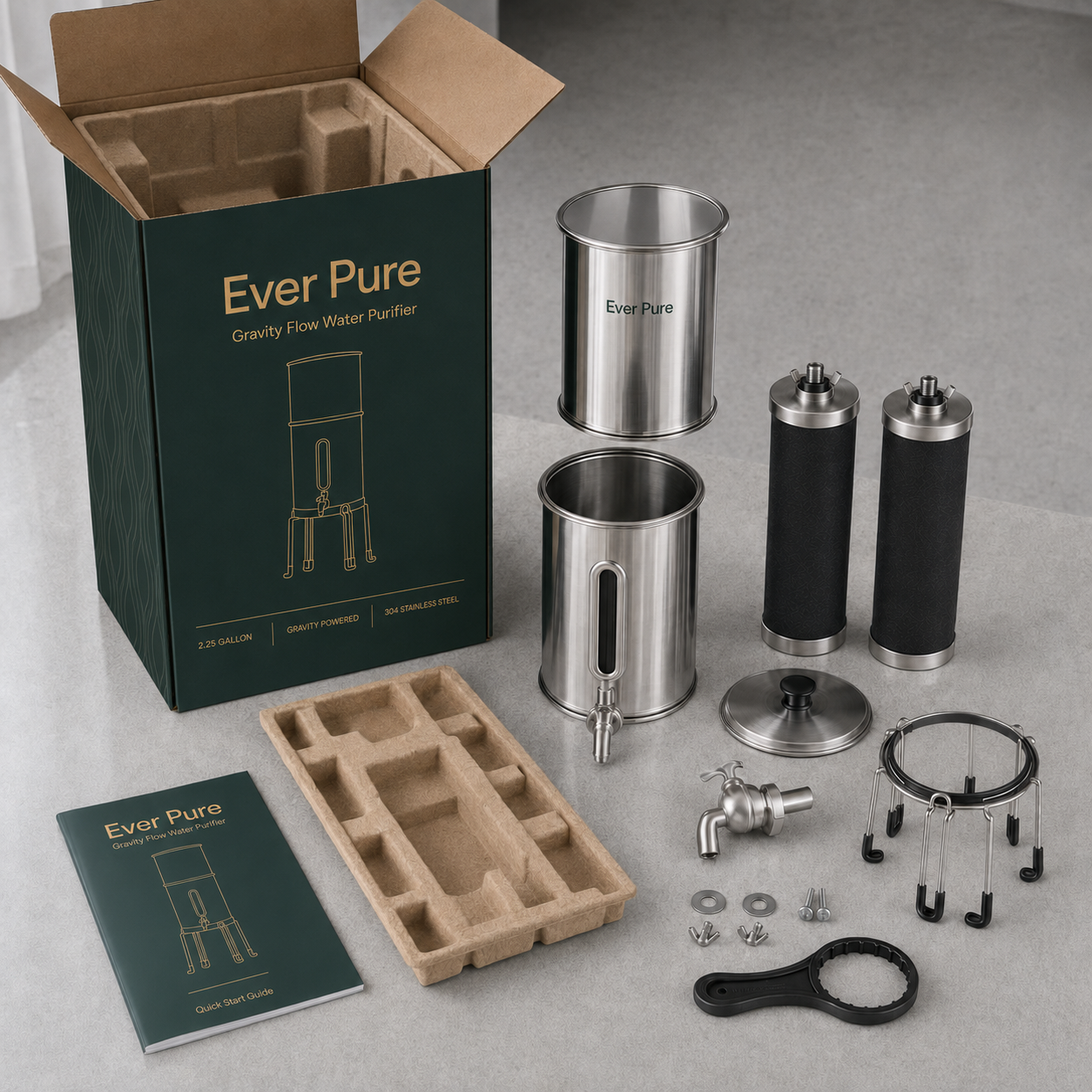 Gravity Flow Water Purifier