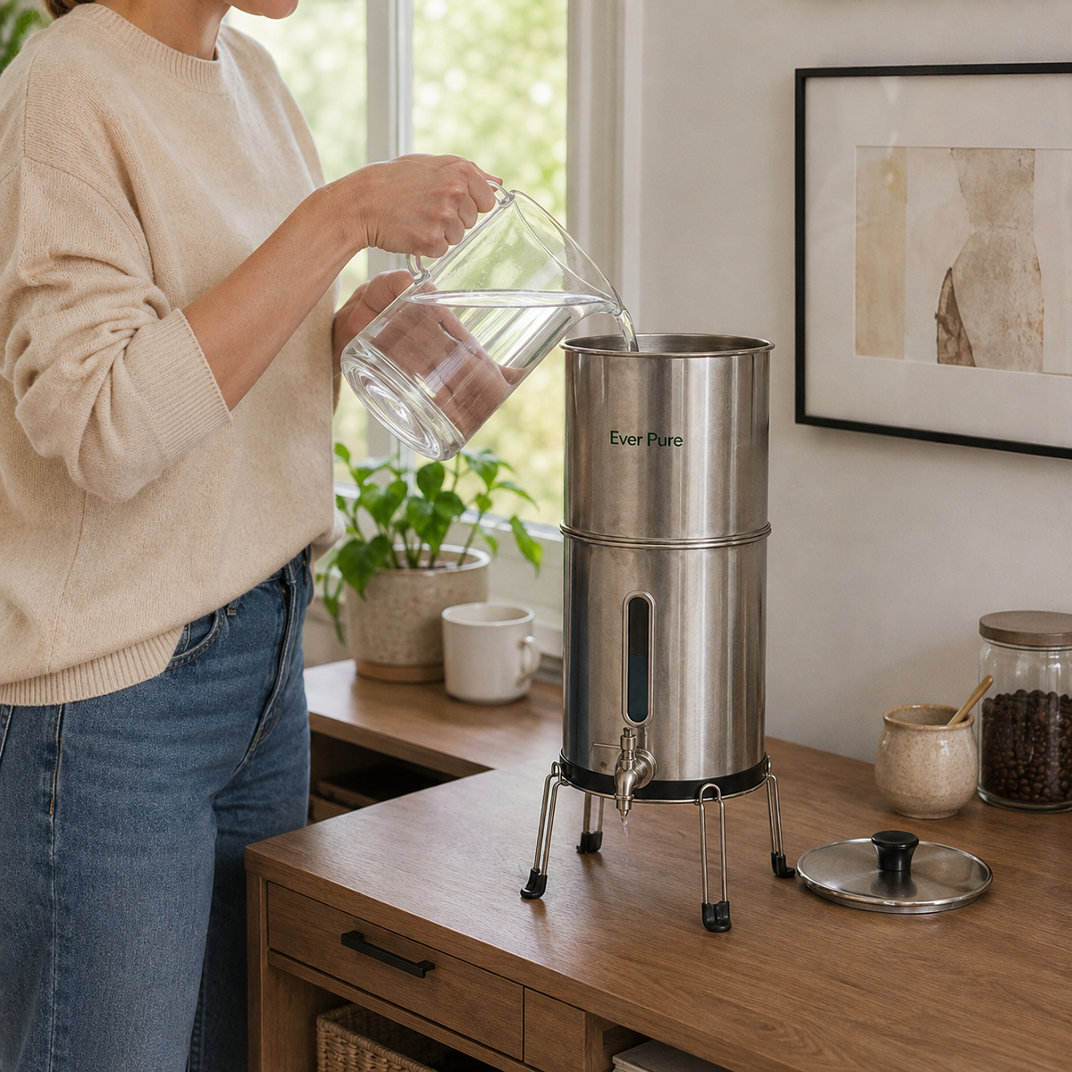Gravity Flow Water Purifier