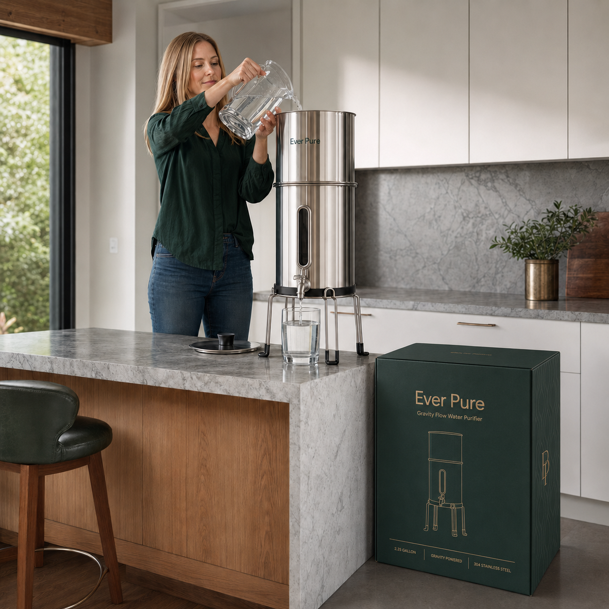 Gravity Flow Water Purifier
